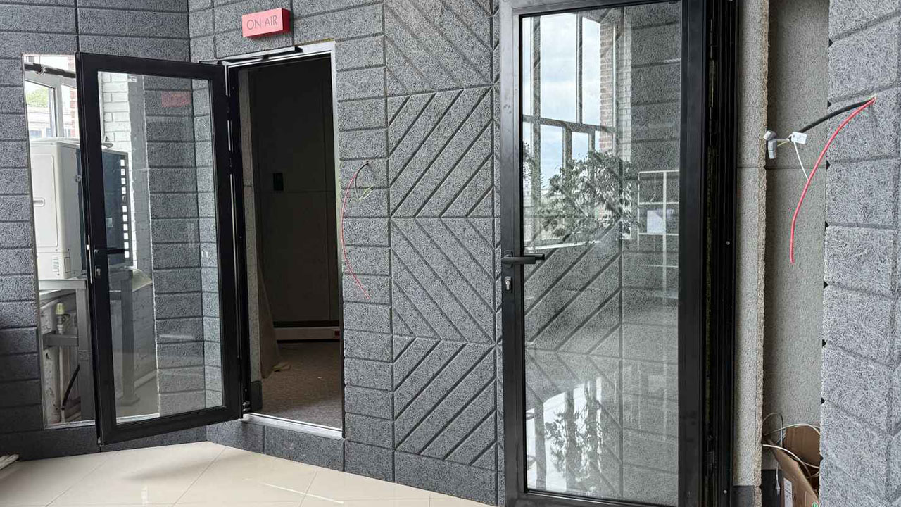 Стеклянные двери - проект 12