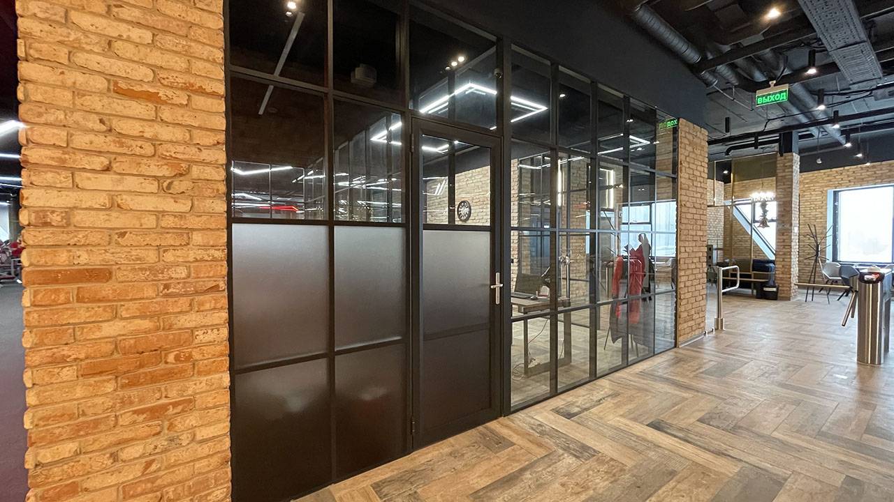 Стеклянные перегородки - проект 2