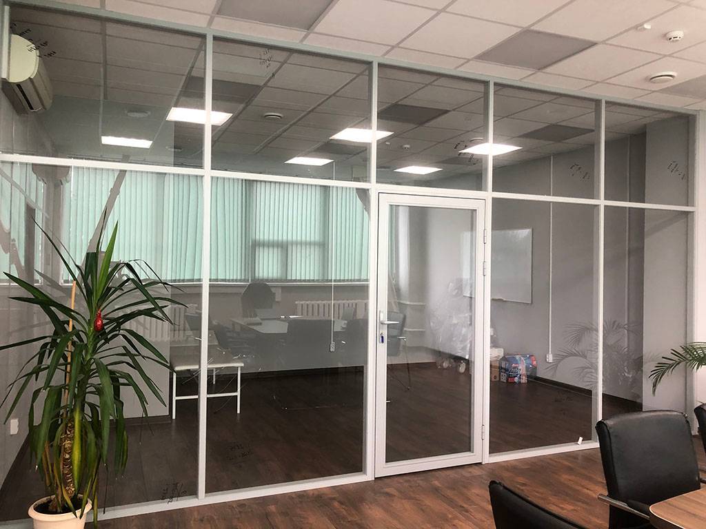 Стеклянные перегородки - проект 3