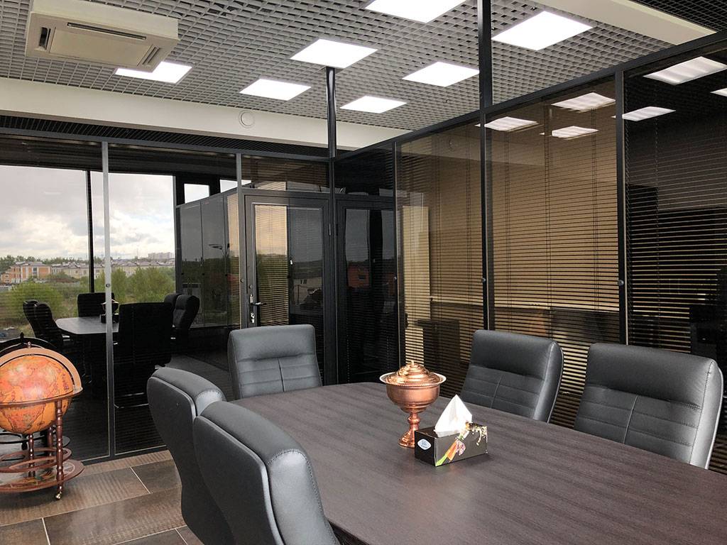 Стеклянные перегородки - проект 8